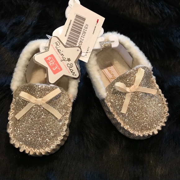 gold glitter shoes baby girl